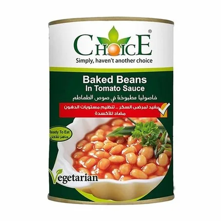 تشويس فاصوليا مطبوخة مع صوص الطماطم 425جم