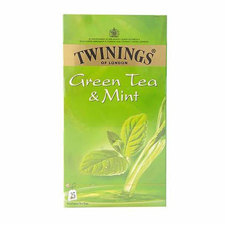 تويننجز شاي أخضر بالنعناع 25فتلة