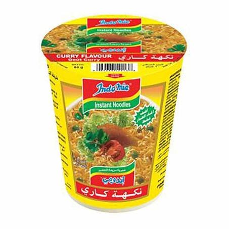 اندومي شعرية سريعة التحضير بطعم الكاري كوب 60جم