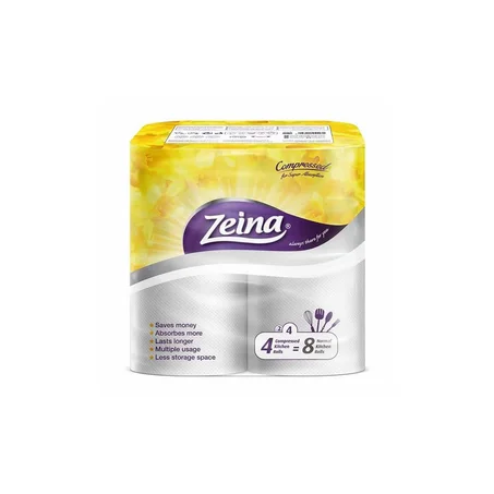 زينة مناديل مطبخ مضغوطة 4رول