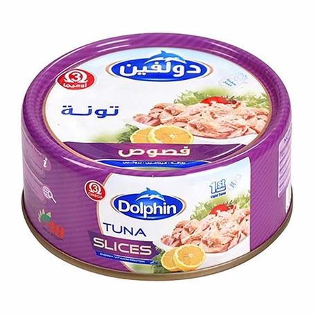 دولفين شرائح تونة 160جم