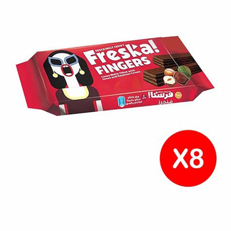 ويفر فينجرز فريسكا بالبندق 38جم*8عبوات