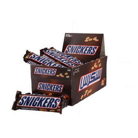 سنيكرز شكولاتة بالسوداني 24عبوة