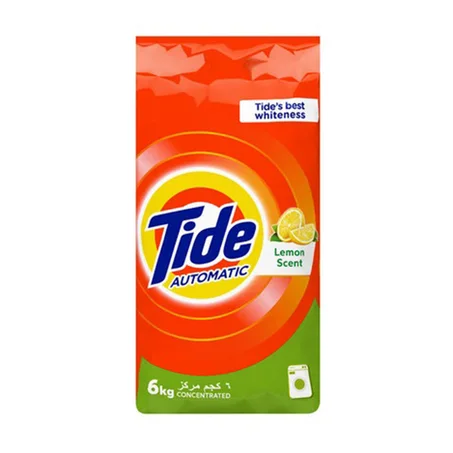 تايد مسحوق غسيل أتوماتيك برائحة الليمون 6كجم