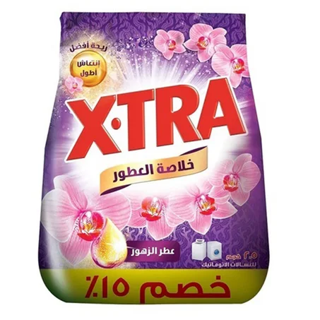 إكسترا مسحوق غسيل أتوماتيك برائحة الزهور 2.5كجم