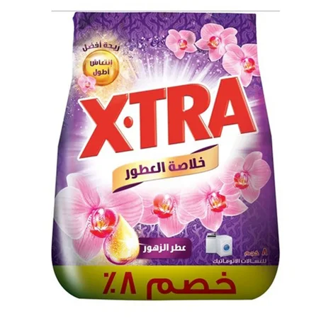 إكسترا مسحوق غسيل أتوماتيك برائحة الزهور 8كجم