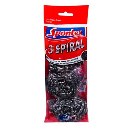 سبونتكس سلك ستانلس ستيل للتنظيف 3ق