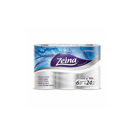 زينة ورق تواليت مضغوط 6رول