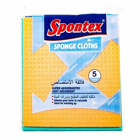 سبونتكس اسفنج تنظيف الأطباق 5ق