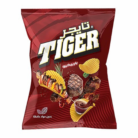 (بطاطس تايجر بالباربيكيو (حجم عائلي