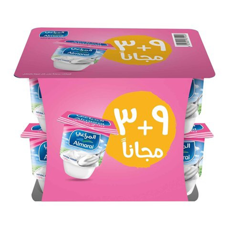 زبادي طبيعي لايت المراعي 105جم