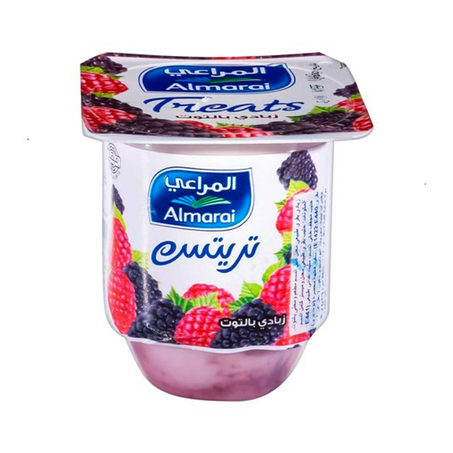 زبادي المراعي تريتس بالتوت 100جم