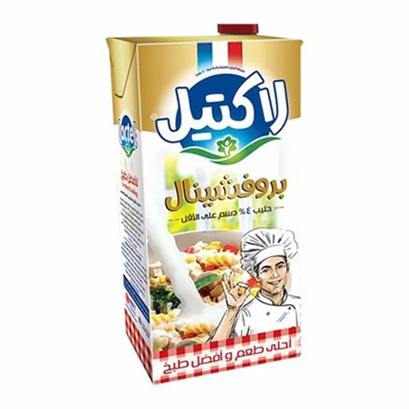 حليب لاكتيل بروفشينال عالي الدسم 1لتر