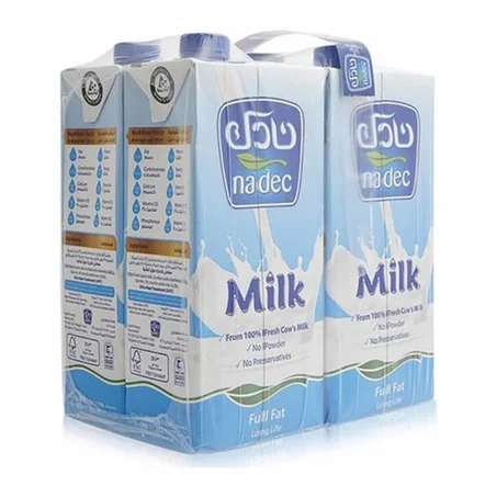 حليب نادك كامل الدسم 4عبوات*1 لتر