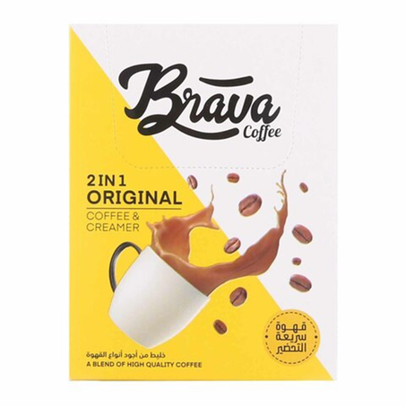 (برافا أوريجنال قهوة2*1 (عبوة