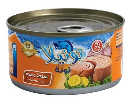 تونيلا تونة قطعة واحدة 185جم