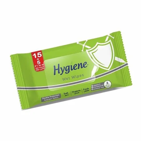 هاي جين مناديل مبللة حماية مزدوجة