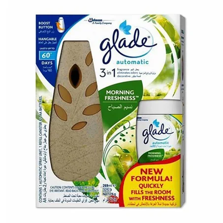 جليد معطر جو أتوماتيك بنسيم الصباح مع حامل 175مل