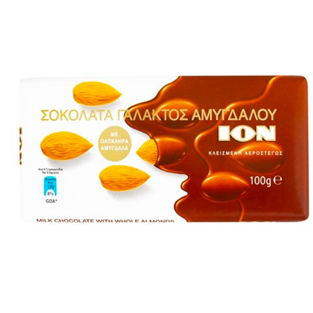 أيون ميلك شكولاتة باللوز 100جم