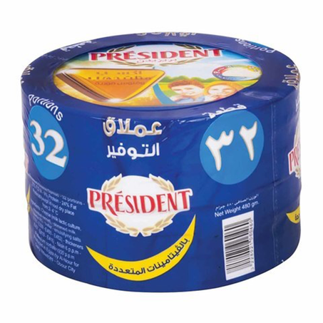 جبنة مثلثات بريزيدن 32ق