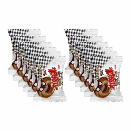 دونات توداي بالشكولاتة والفانيليا 1ق*12عبوة