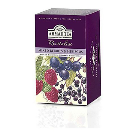 أحمد تي أعشاب التوت وكركدية 20 فتلة