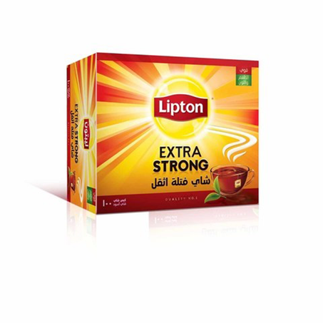 ليبتون شاي إكسترا سترونج أثقل 100فتلة