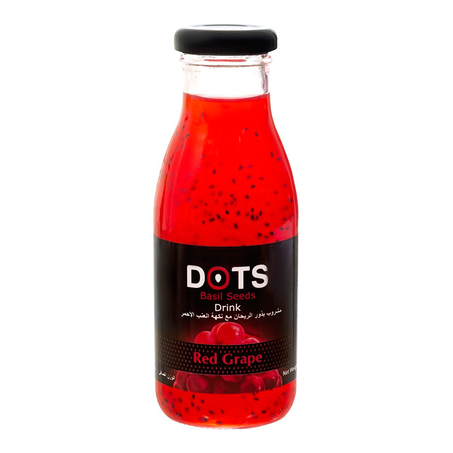 دوتس مشروب بذور الريحان بالعنب الأحمر 280مل