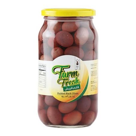 فارم فريش زيتون أسود مخلل 1كجم