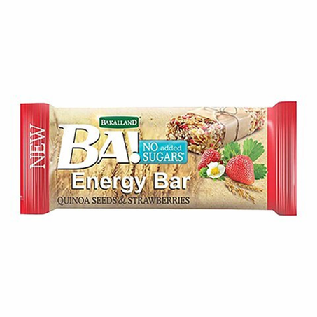 باكلاند با بار إفطار بالفراولة وبذور الكينوا 40جم