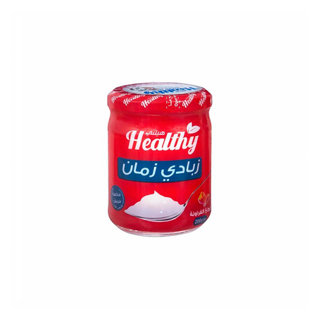 زبادي طبيعي هيلثي بالفواكة 200جم