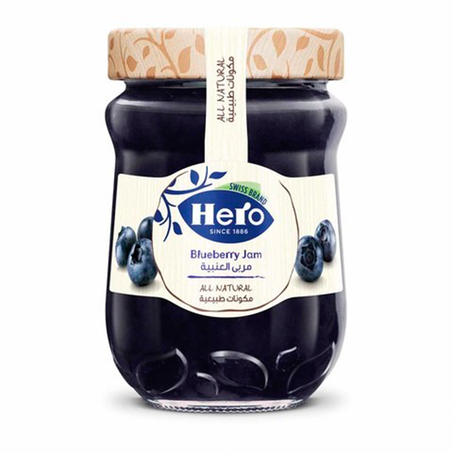 هيرو مربى توت أزرق 350جم