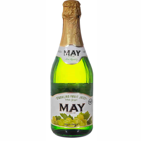 ماي جولد عصير فواكة فوار بالعنب الأبيض 750مل
