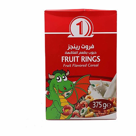 نمرة 1 فروت رينجز 375جم