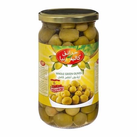 حدائق كاليفورنيا زيتون أخضر كامل 700جم
