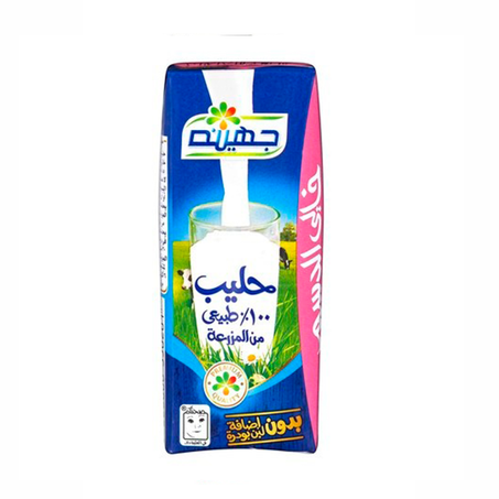 حليب جهينة خالي الدسم 200مل