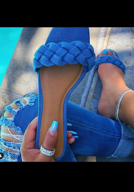 New 2020 Women's Blue , Sandal Slipper Shoes For Women