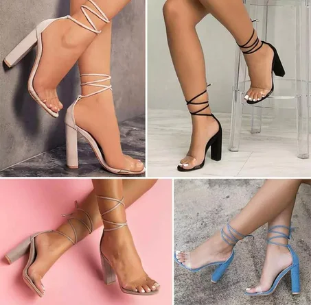 Summer Women High Heels Shoes T-stage Transparent Sandals Gladiator Sexy Pump Female Cover Heel Party Wedding Ladies
