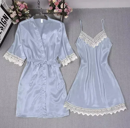 Pyjamas Women Sleep Wear Pajamas Women Underwear Women Lace Camisole Nightdress Nightgown Suit Lingerie Set