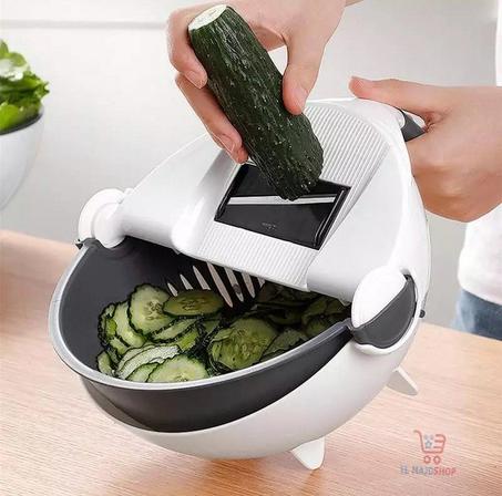 Double fruit and vegetable drin basker