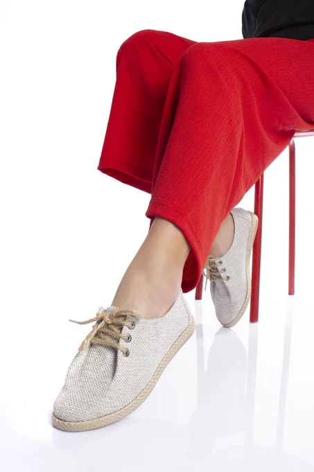 Women's Beige Sport Shoes