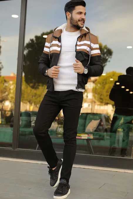 Men's Pocket Black Jeans