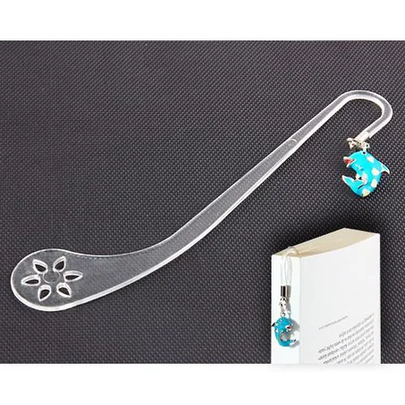 Dolphin Figure Silver Bookmark