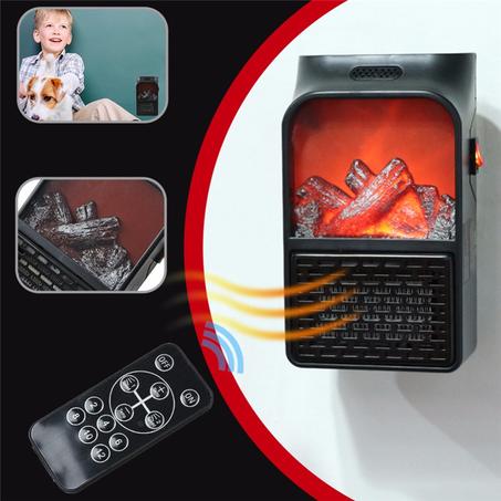 جهاز التدفئة الفوري العصري مع جهاز التحكم عن بعد  Flam Heater 900W
