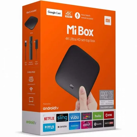 Xiaomi Mi Box S Android TV Media Player Hdr Tv Box 2+8GB WiFi Google Assistant