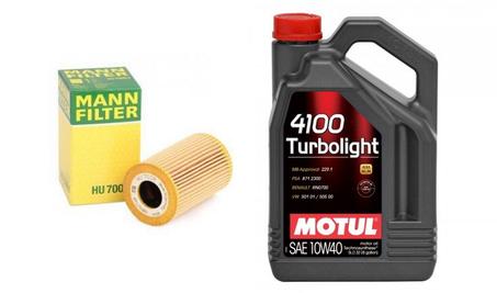 HUILE MOTEUR PACK VIDANGE VOLKSWAGEN TIGUAN 5LITRE HUILE MOTUL + FILTRE A HUILE
