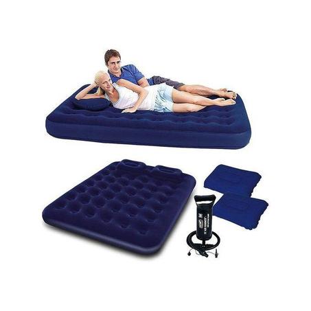 فرشة هوائية قابلة للنفخ مضادة للماء  Pavillo Matelas Gonflable + Oreillers gonflable + Gonfleur Gratuit