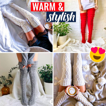 Soxi-Over The Knee Knit Socks