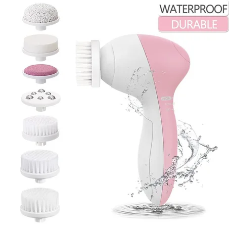 PIXNOR 7 In 1 Electric Facial Cleaning Brush 