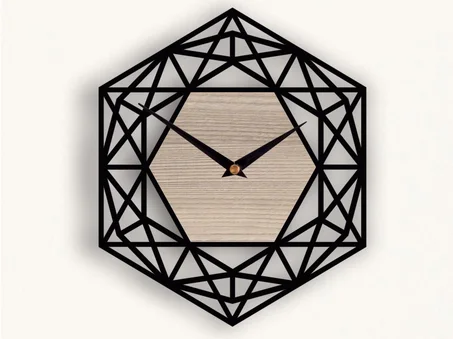 Clock Geometric Moderne
